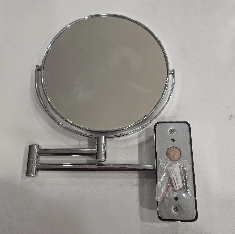 Wall Mount Chrome Arm Swing Mirror